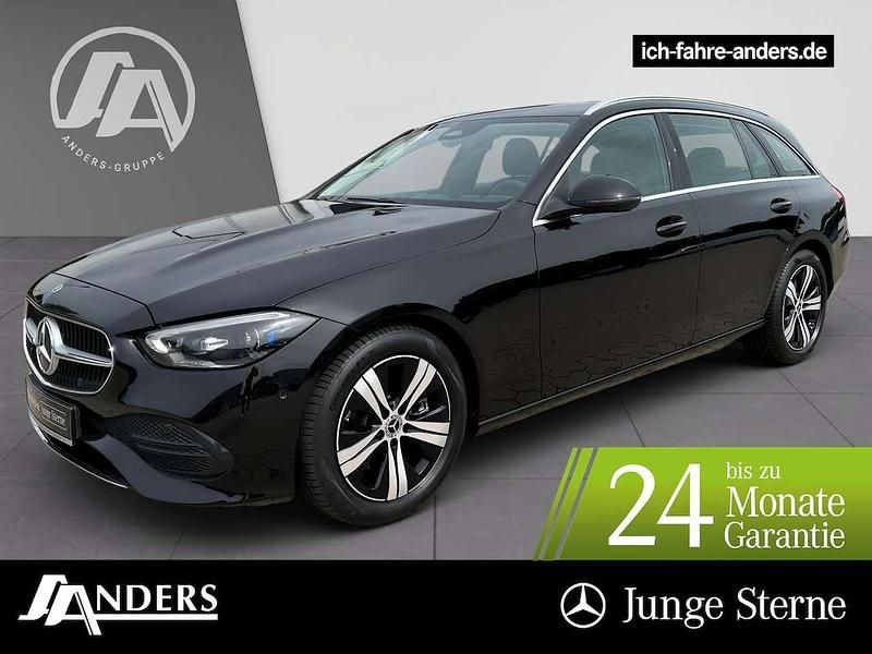 Obsidianschwarz Gebraucht 2023 Mercedes C200 Avantgarde Kombi | 26.184 € (Guter Preis) - Bild 1/3