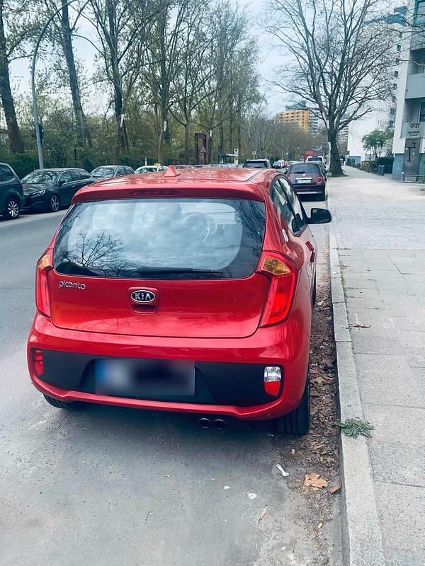 Gebraucht Kia Picanto 69 PS (50 kW) 2012 Rot Kleinwagen