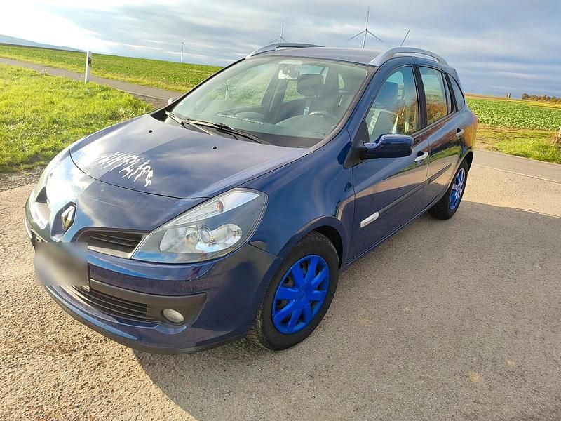 Gebraucht Renault Clio III 101 PS (74 kW) 2009 Blau Kleinwagen