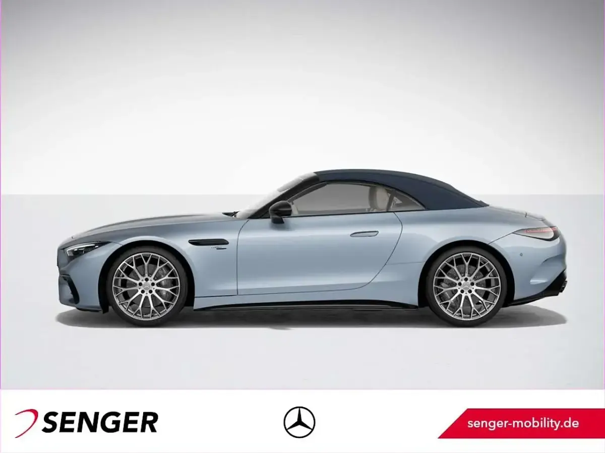 Gebraucht Mercedes SL43 AMG AMG 421 PS (309 kW) 2026 Blau Cabrio