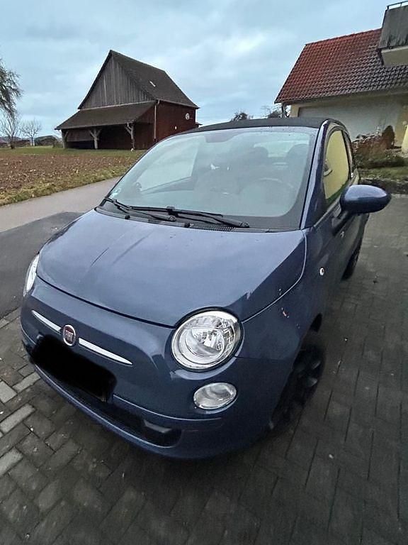 Blau Gebraucht 2012 Fiat 500C Cabrio | 6.900 € (Guter Preis) - Bild 1/4