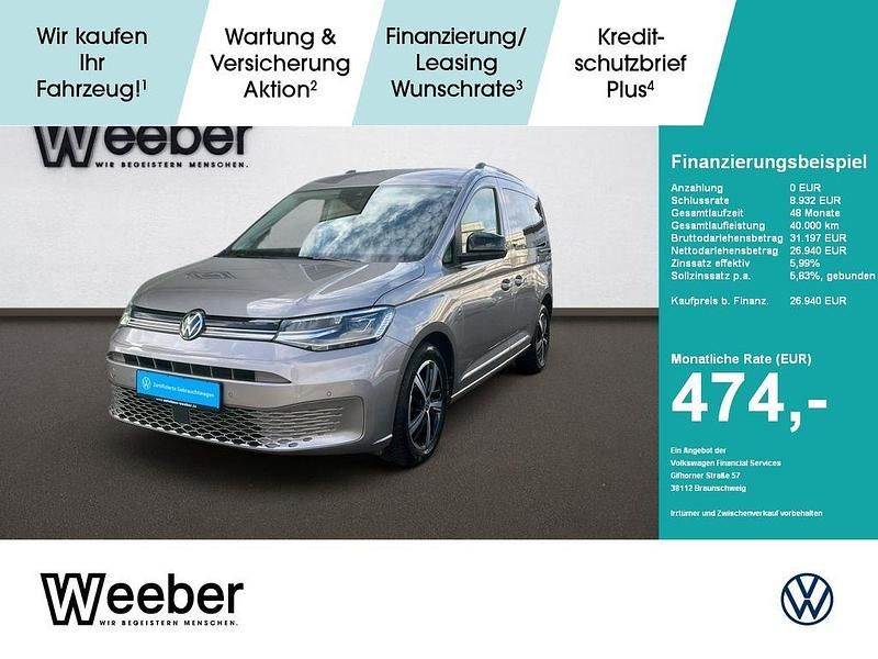Gebraucht VW Caddy Style 114 PS (83 kW) 2022 Gelb Van / Kleinbus