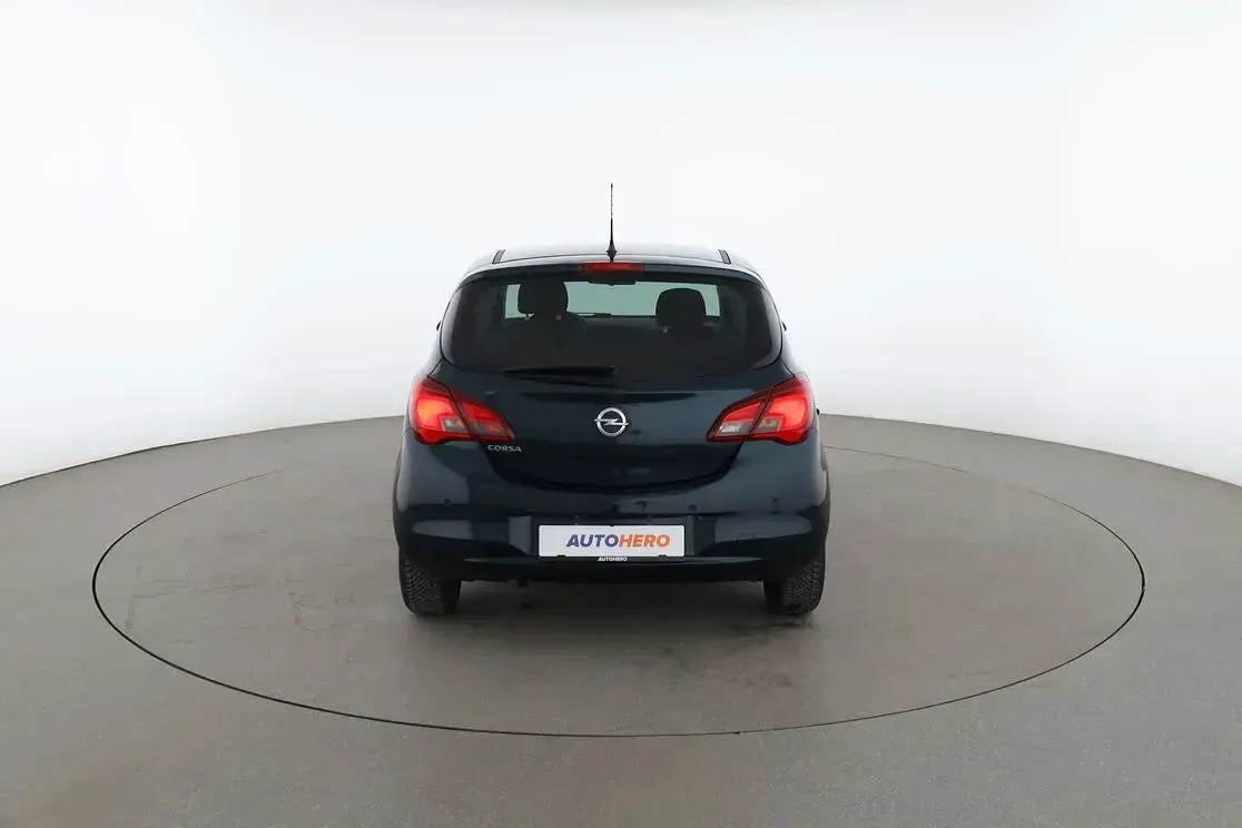 Gebraucht Opel Corsa Edition 90 PS (66 kW) 2015 Grün Kleinwagen