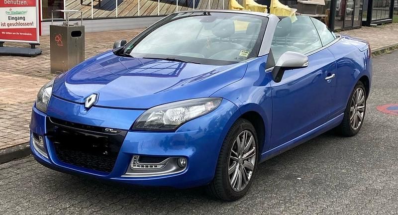 Blau Gebraucht 2013 Renault Mégane Cabriolet GT-Line Cabrio | 9.900 € (Fairer Preis) - Bild 1/4