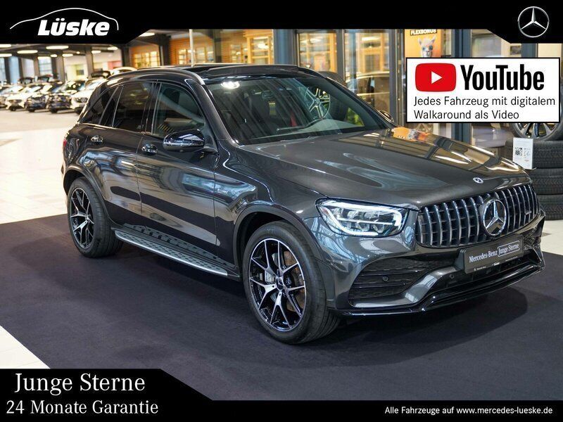Graphitgrau Gebraucht 2021 Mercedes GLC43 AMG AMG SUV | 56.900 € (Etwas zu teuer) - Bild 1/4