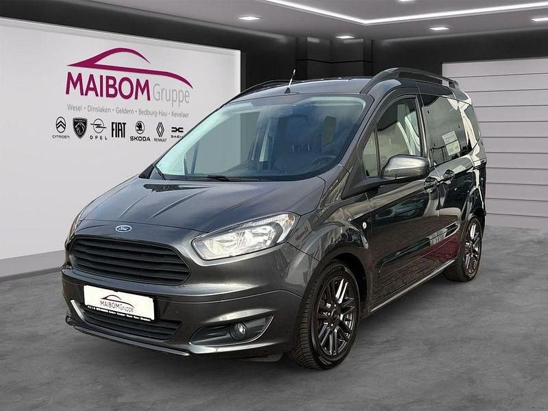 Grau Gebraucht 2017 Ford Tourneo Courier Van / Kleinbus | 11.990 € (Etwas zu teuer) - Bild 1/4