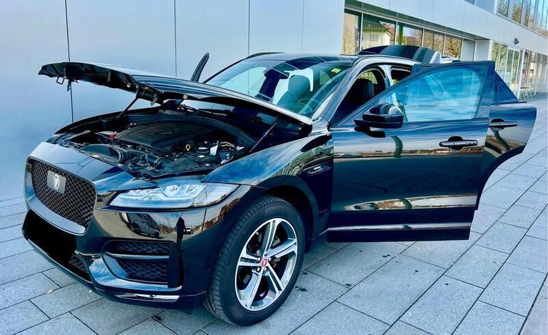 Schwarz Gebraucht 2020 Jaguar F-Pace R-Sport SUV | 32.499 € (Superpreis) - Bild 1/4