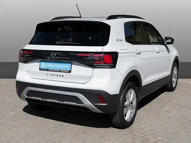 Gebraucht VW T-Cross Goal 95 PS (69 kW) 2024 Pure white SUV