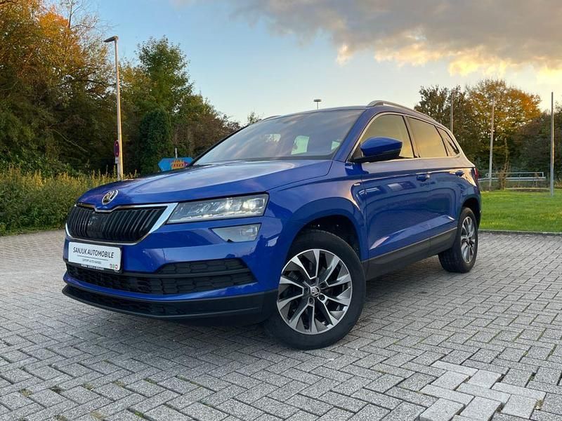 Blau Gebraucht 2022 Skoda Karoq Clever SUV | 17.700 € - Bild 1/4