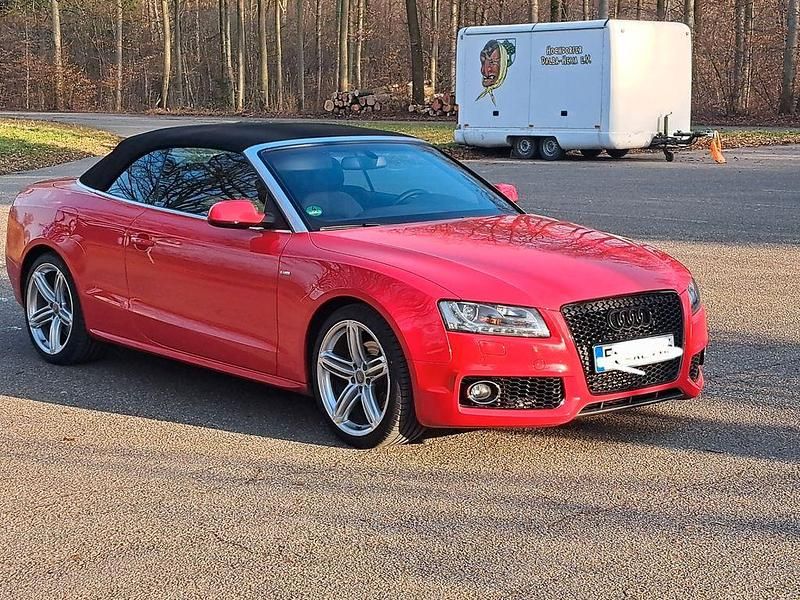Rot Gebraucht 2010 Audi A5 Cabriolet S-Line Cabrio | 13.100 € (Etwas zu teuer) - Bild 1/3