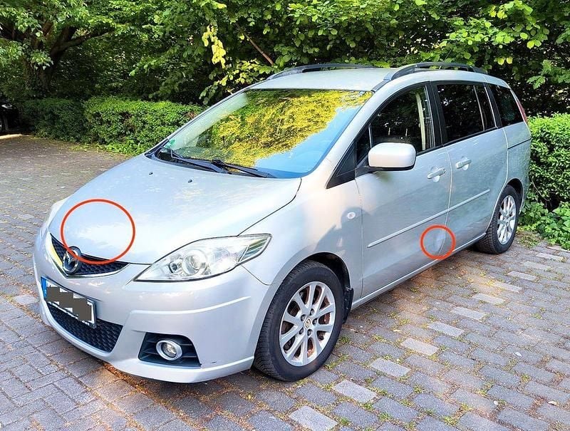 Gebraucht Mazda 5 143 PS (105 kW) 2008 Silber Van / Kleinbus