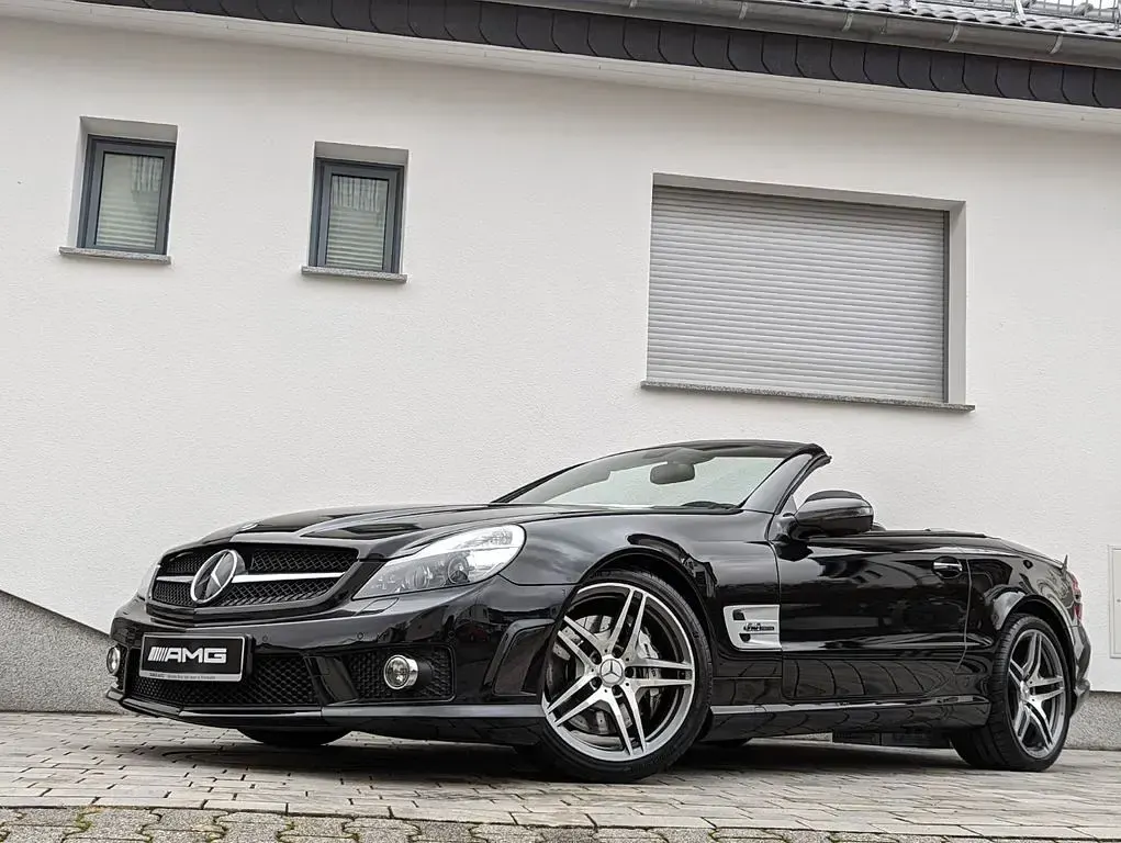 Gebraucht Mercedes SL63 AMG AMG 525 PS (386 kW) 2008 Schwarz Cabrio