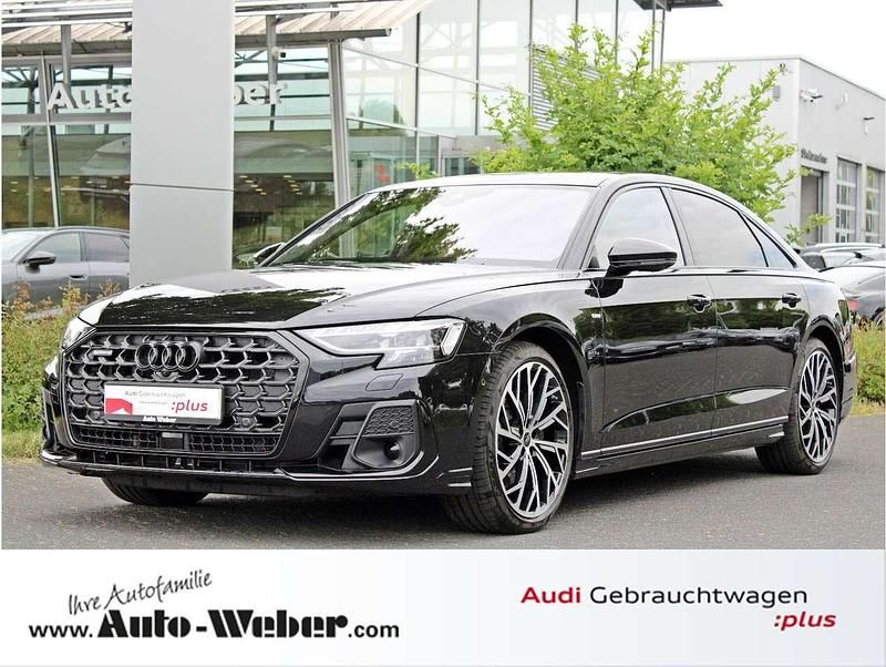 Sebringschwarz kristalleffekt Gebraucht 2024 Audi A8L Ambiente Limousine | 87.570 € (Teuer) - Bild 1/3