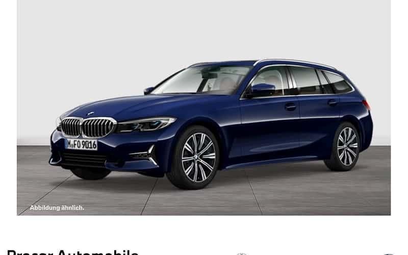 Blau Gebraucht 2021 BMW 320 Luxury Line Kombi | 26.990 € (Guter Preis) - Bild 1/4