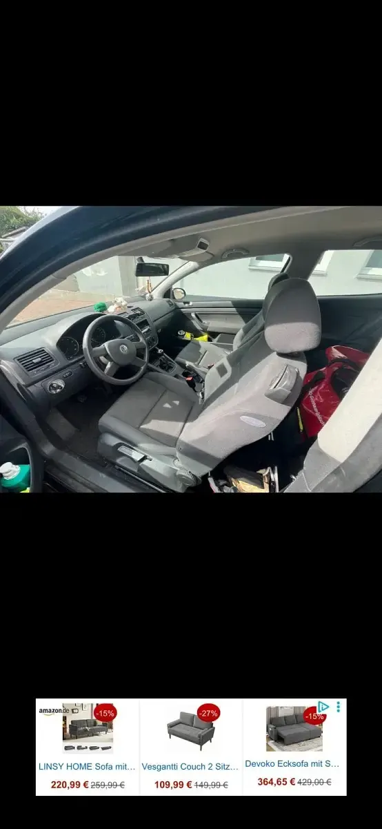 Gebraucht VW Golf V 75 PS (55 kW) 2004 Schwarz Kleinwagen