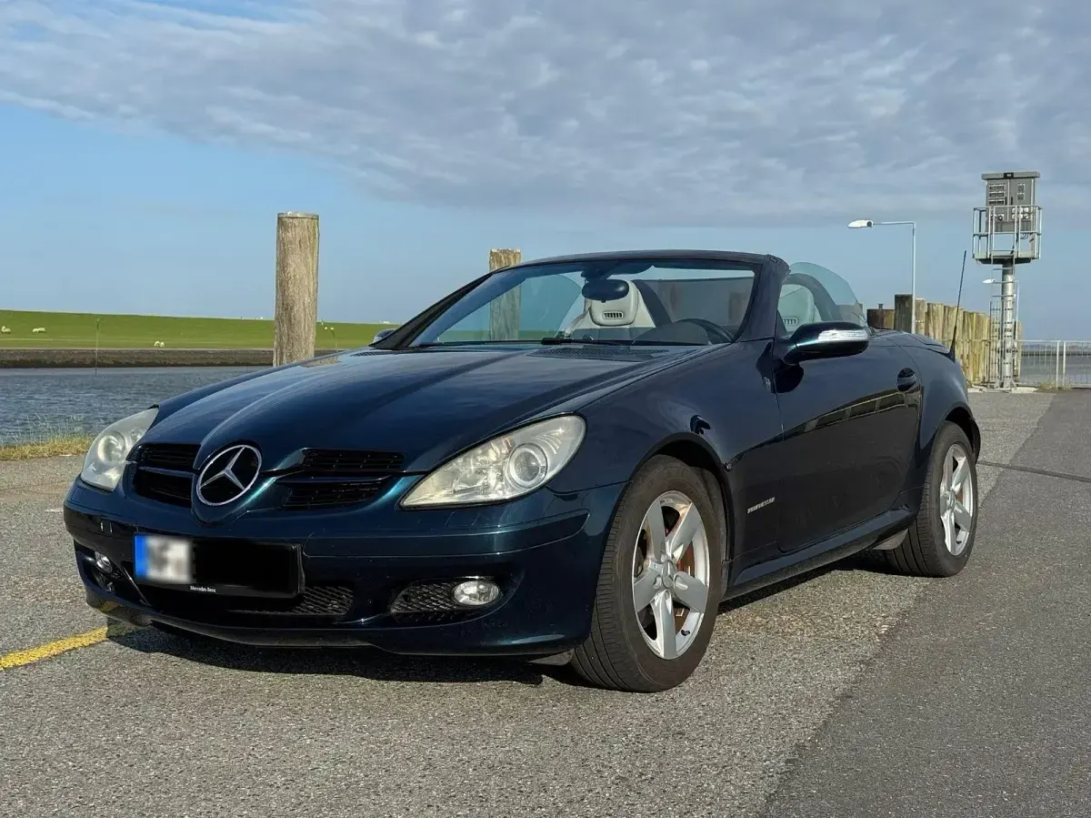 Gebraucht Mercedes SLK200 163 PS (119 kW) 2004 Blau Cabrio