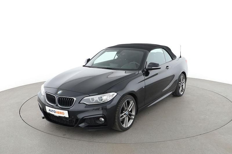 Schwarz Gebraucht 2016 BMW 220 M Sport Cabrio | 21.270 € (Teuer) - Bild 1/3