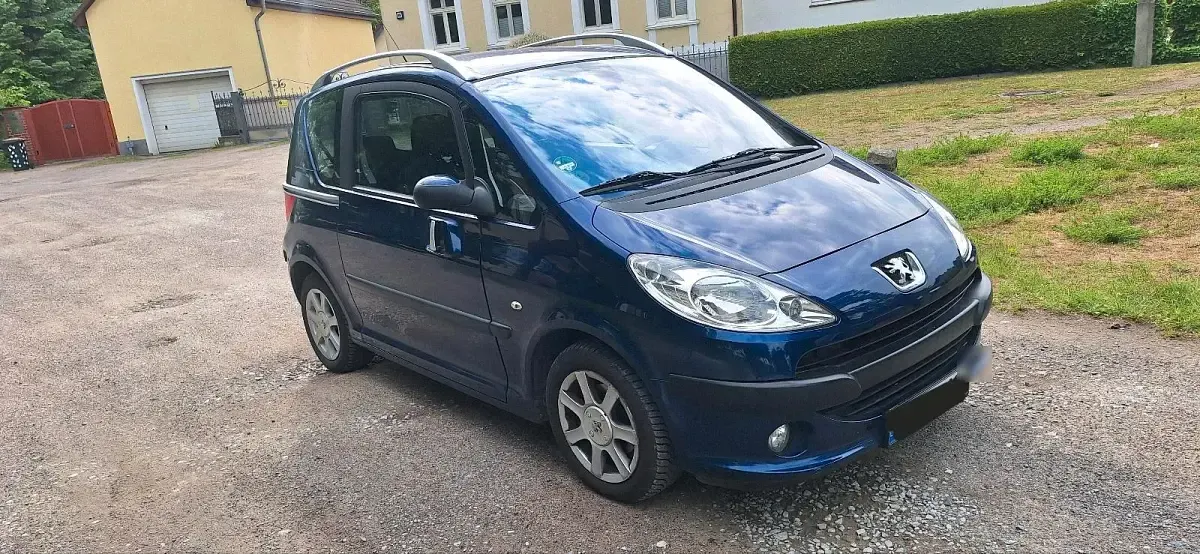 Gebraucht Peugeot 1007 73 PS (53 kW) 2005 Blau Van / Kleinbus