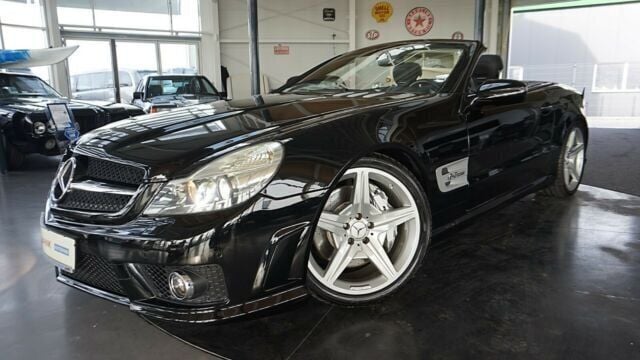 Gebraucht Mercedes SL63 AMG AMG 525 PS (386 kW) 2008 Schwarz metallic Cabrio