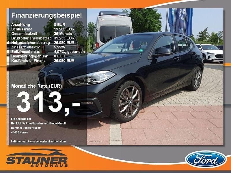 Black sapphire metallic Gebraucht 2023 BMW 120 Advantage Kleinwagen | 24.800 € (Guter Preis) - Bild 1/4