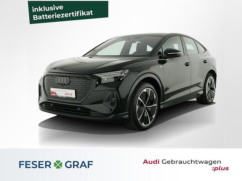 Mythosschwarz metallic Gebraucht 2024 Audi Q4 Sportback e-tron Ambiente SUV | 50.989 € - Bild 1/4