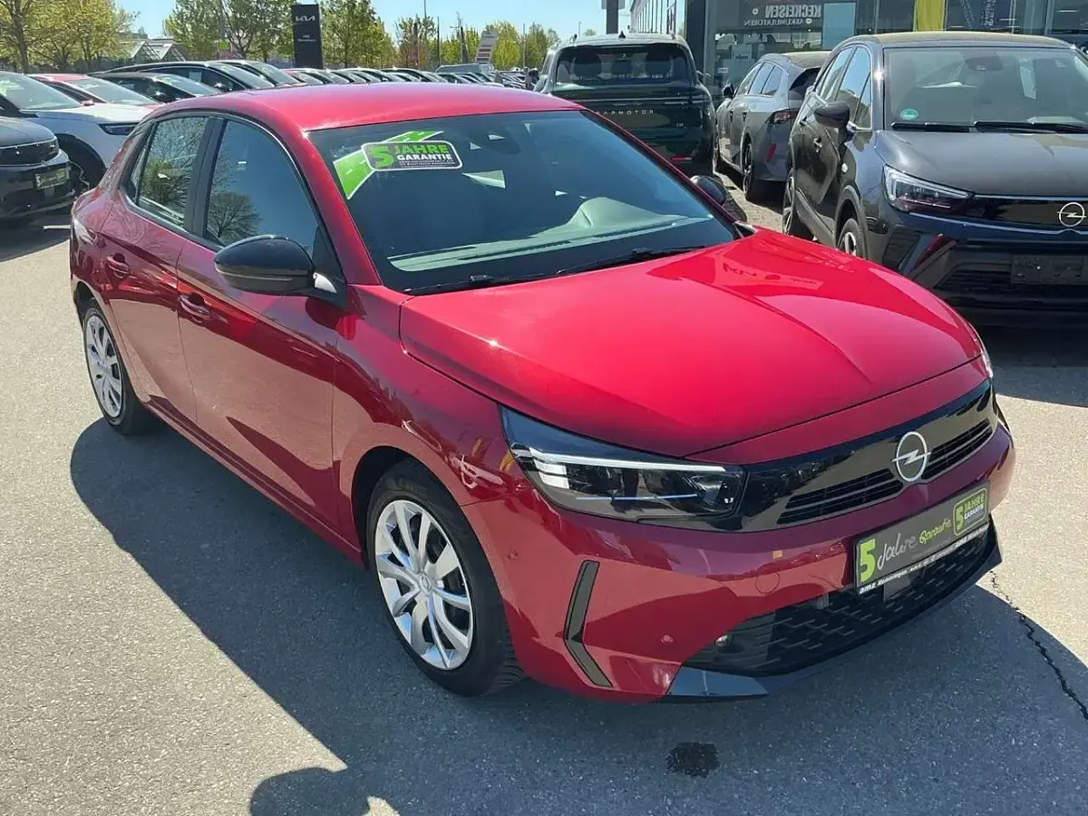 Gebraucht Opel Corsa Edition 101 PS (74 kW) 2024 Peperoncino red/typ aussenverk Kleinwagen
