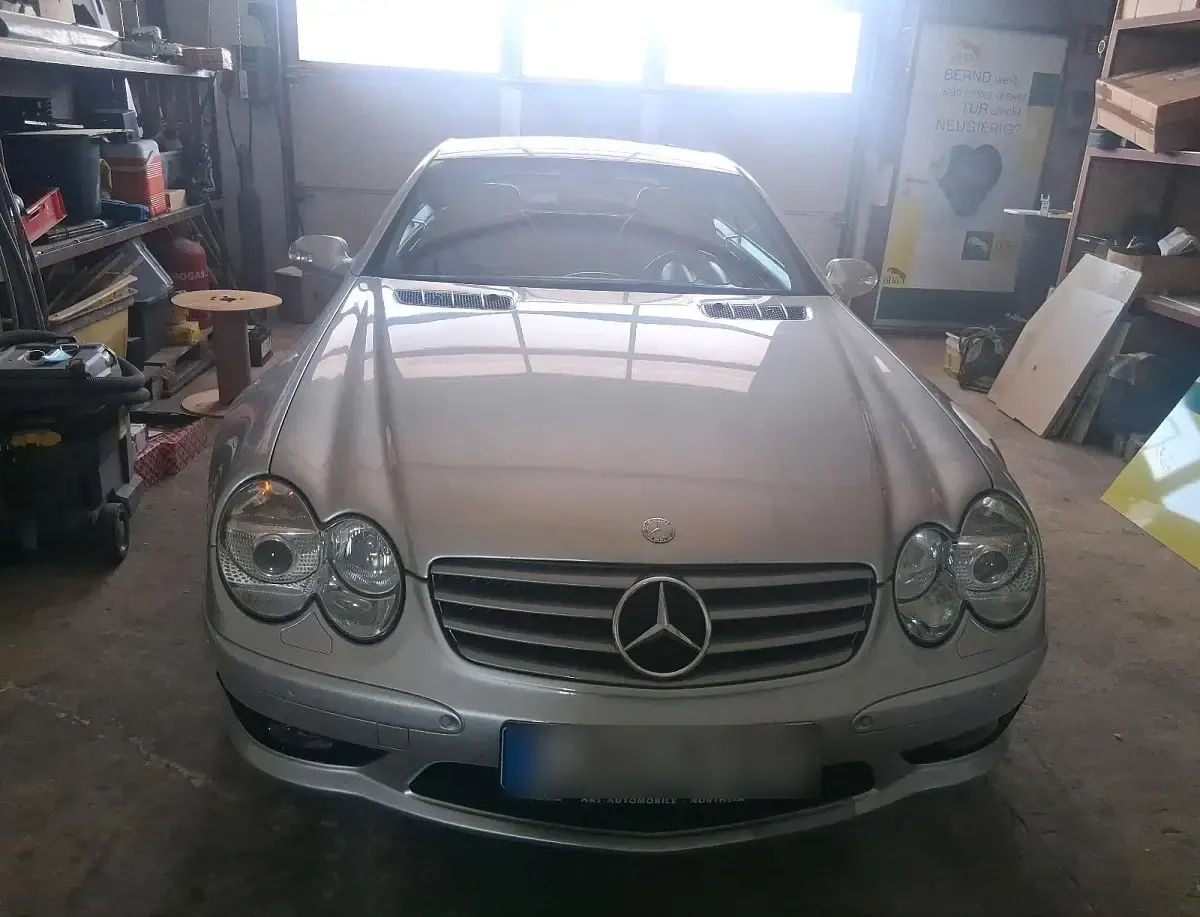Gebraucht Mercedes SL500 306 PS (225 kW) 2001 Silber Cabrio