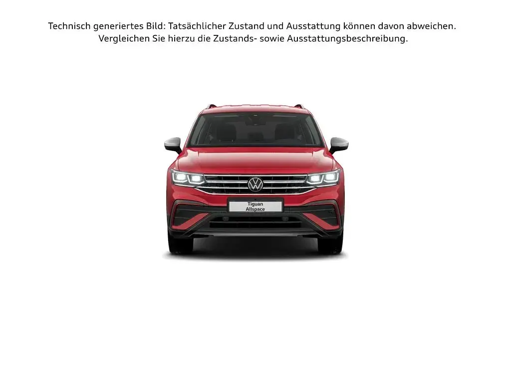 Gebraucht VW Tiguan Allspace Move 200 PS (147 kW) 2023 Kings red metallic (metallic) SUV