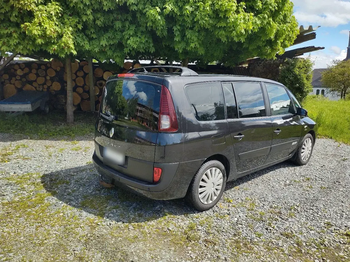 Gebraucht Renault Grand Espace 173 PS (127 kW) 2008 Schwarz Van / Kleinbus