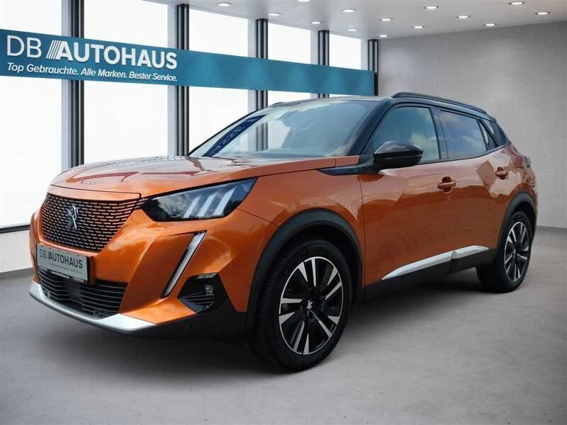 Orange Gebraucht 2020 Peugeot e-2008 GT SUV | 15.460 € (Fairer Preis) - Bild 1/4