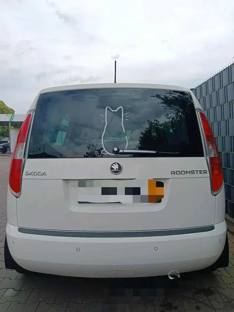 Gebraucht Skoda Roomster 75 PS (55 kW) 2014 Weiß Van / Kleinbus