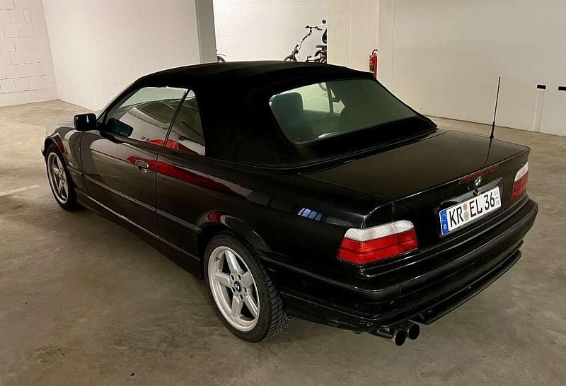 Schwarz Gebraucht 1999 BMW 318 Cabriolet M Sport Cabrio | 4.500 € (Superpreis) - Bild 1/4