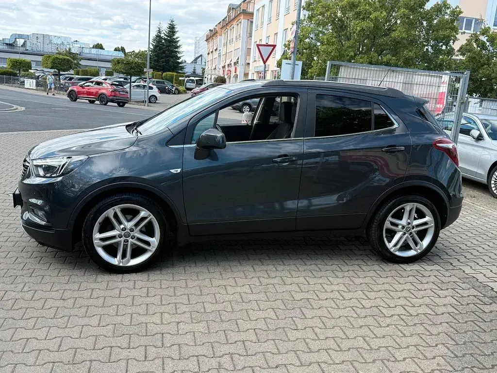 Gebraucht Opel Mokka X Innovation 140 PS (102 kW) 2017 Graphitgrau/son of a gun grey SUV