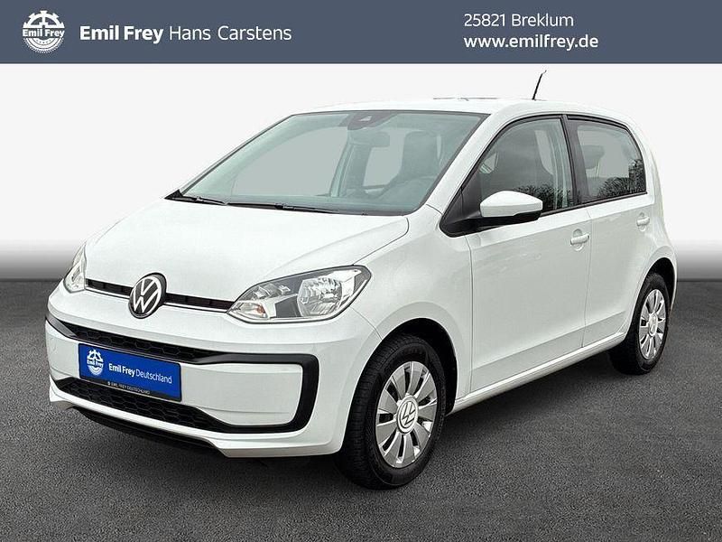 Weiß Gebraucht 2021 VW up! move up! Kleinwagen | 10.480 € (Fairer Preis) - Bild 1/4