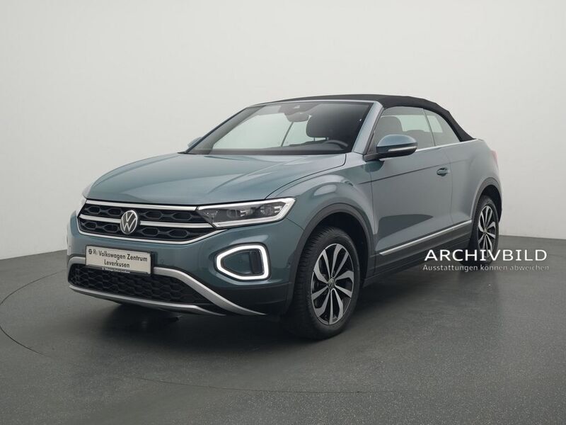 Gebraucht VW T-Roc Cabriolet 116 PS (85 kW) 2024 Blau / petroleum blue (metallic) Cabrio