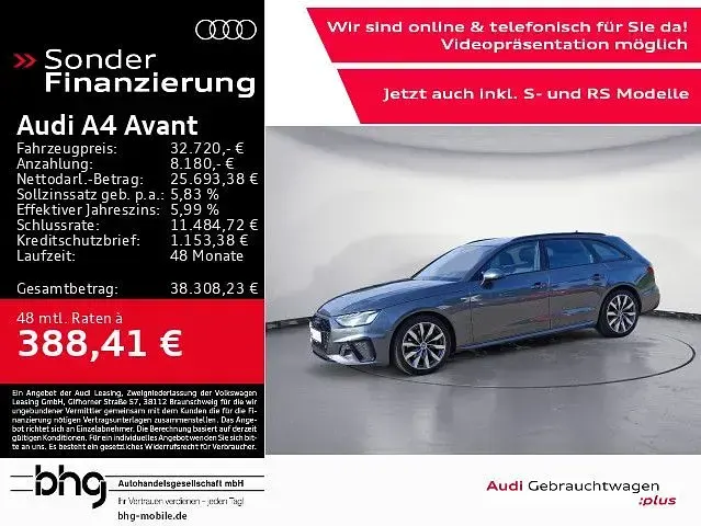 Gebraucht Audi A4 S-Line 204 PS (150 kW) 2023 Kombi