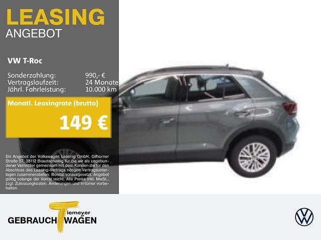 Grau Gebraucht 2024 VW T-Roc Life SUV | 22.870 € (Guter Preis) - Bild 1/3