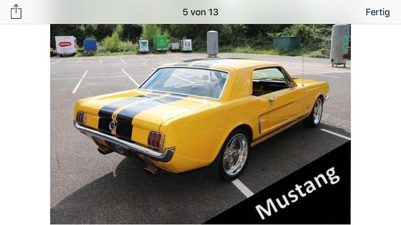 Gebraucht Ford Mustang 200 PS (147 kW) 1965 Gelb Coupé