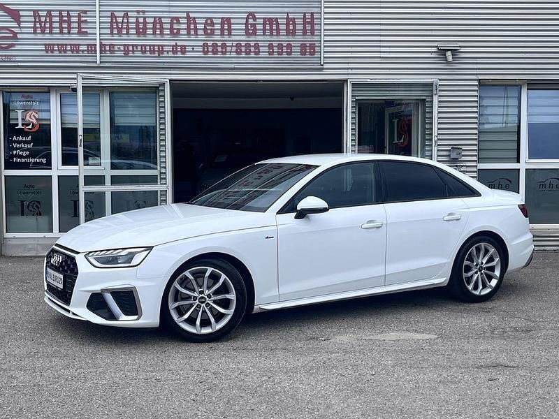 Weiß Gebraucht 2022 Audi A4 S-Line Limousine | 25.990 € (Fairer Preis) - Bild 1/4