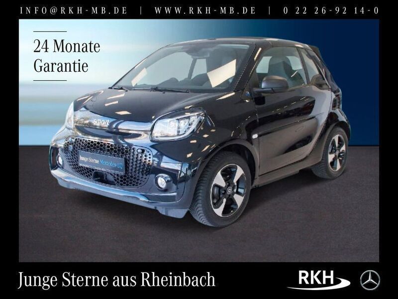 Schwarz Gebraucht 2024 Smart ForTwo Electric Drive Cabrio | 18.780 € (Etwas zu teuer) - Bild 1/4