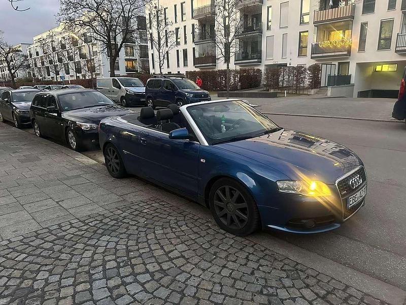 Blau Gebraucht 2008 Audi A4 Cabriolet Cabrio | 3.300 € (Fairer Preis) - Bild 1/4