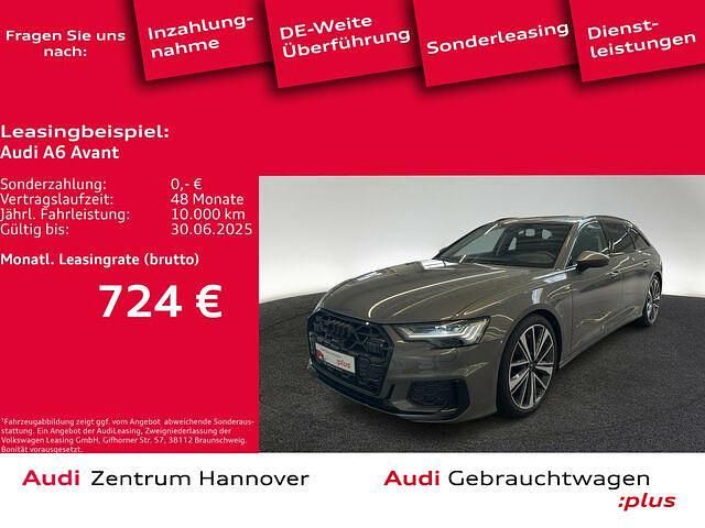 Chronosgrau metallic Gebraucht 2024 Audi A6 S-Line Kombi | 62.950 € - Bild 1/2