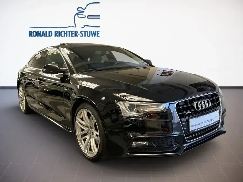 Gebraucht Audi A5 Sportback S-line plus 224 PS (164 kW) 2015 Schwarz Kleinwagen
