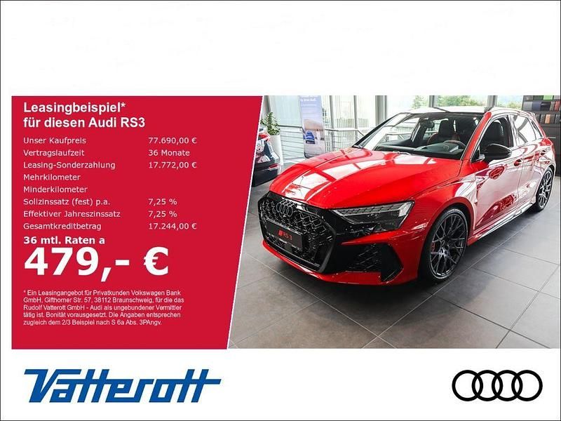 Rot Neu 2025 Audi RS3 Comfort Kleinwagen | 77.690 € - Bild 1/4