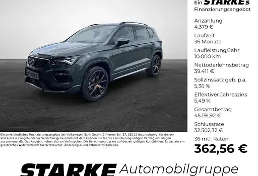 Neu Cupra Ateca 150 PS (110 kW) 2026 Grün (wurzelgrün) SUV