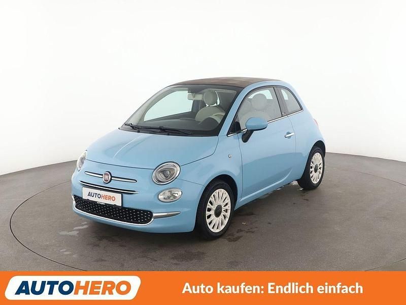 Blau Gebraucht 2016 Fiat 500C Lounge Cabrio | 8.690 € (Fairer Preis) - Bild 1/3