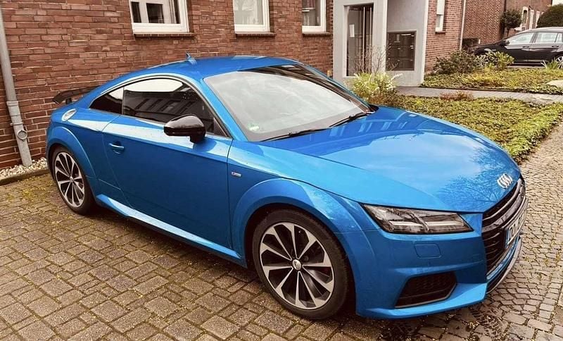 Blau Gebraucht 2017 Audi TTS Competition Coupé | 27.508 € (Superpreis) - Bild 1/4