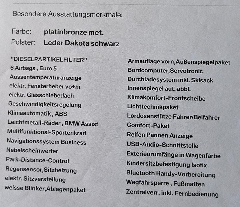 Gebraucht BMW 320 177 PS (130 kW) 2010 Gold Limousine