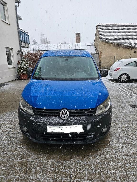 Gebraucht VW Caddy Comfortline 109 PS (80 kW) 2012 Blau Van / Kleinbus