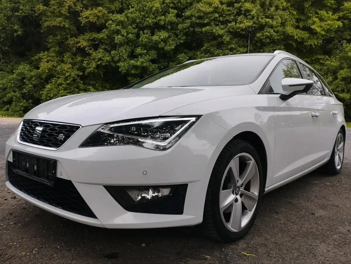 Brugt Seat Leon FR 150 HK (110 kW) 2014 Hvid Stationcar